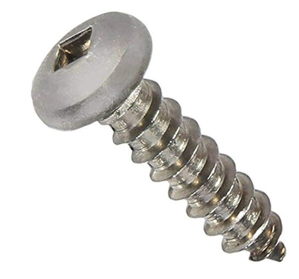 #6-18 X 2 A SQ. PAN TAPPING SCREW ZINC PLATED